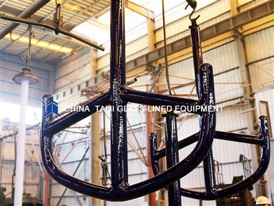 Rahmenförmiger glasbeschichteter Rührer